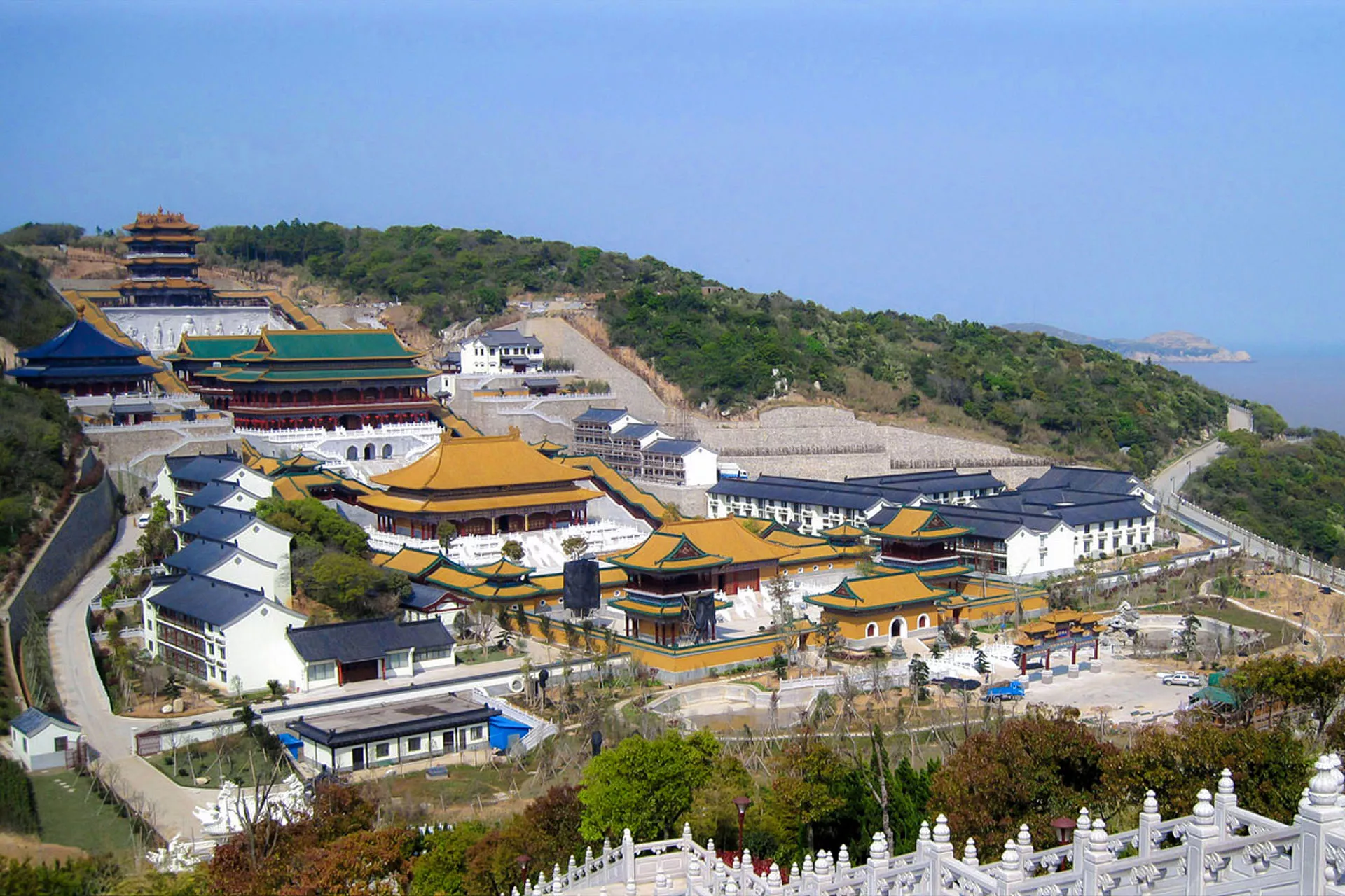 浙江普陀山仿古建筑
